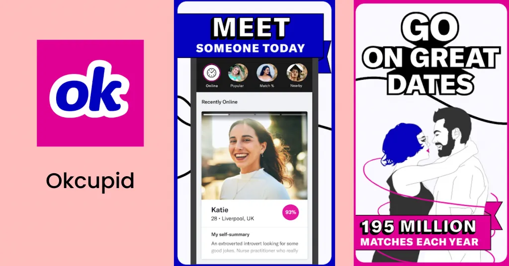 Dating Apps Like Tinder Okcupid app