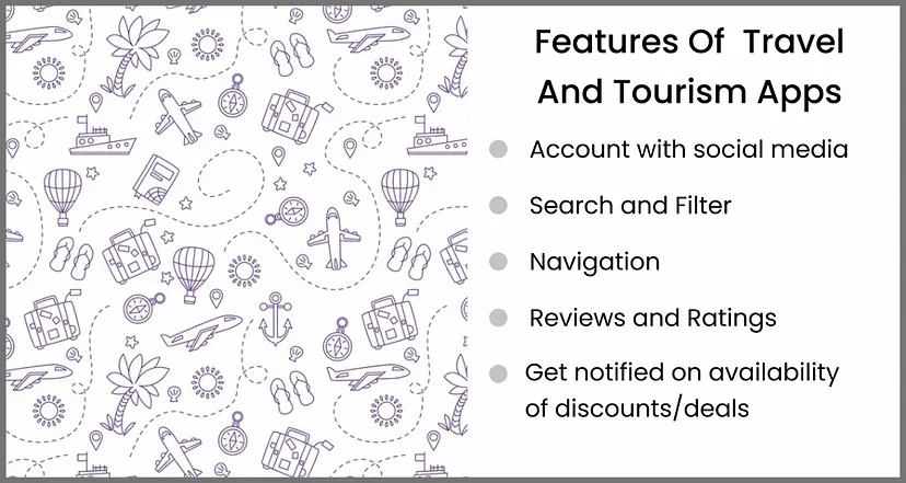 Features of Travel and Tourism Apps