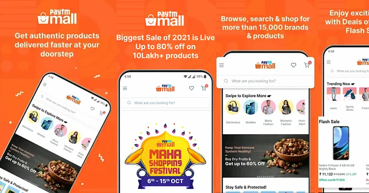 Online Shopping Apps in India-paytm mall